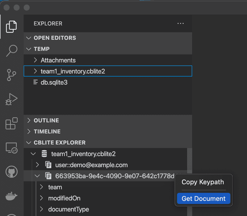 Get Document in Visual Studio Code