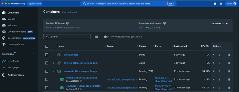 Docker Desktop